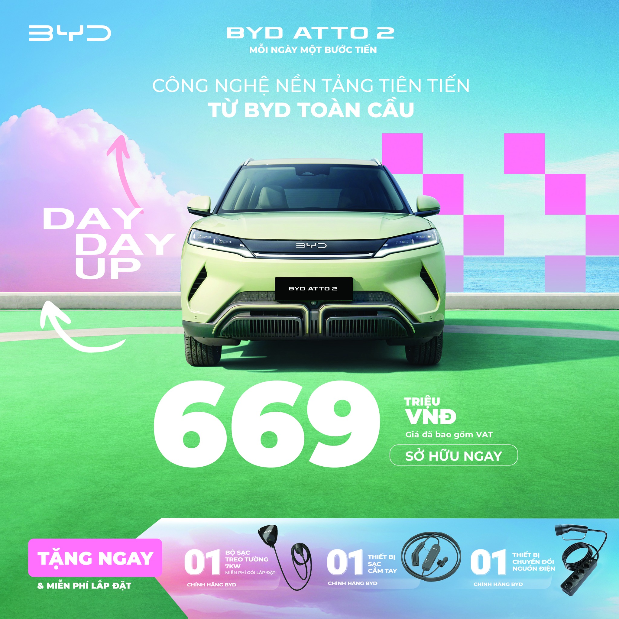 Giá bán chính thức của BYD Atto 2