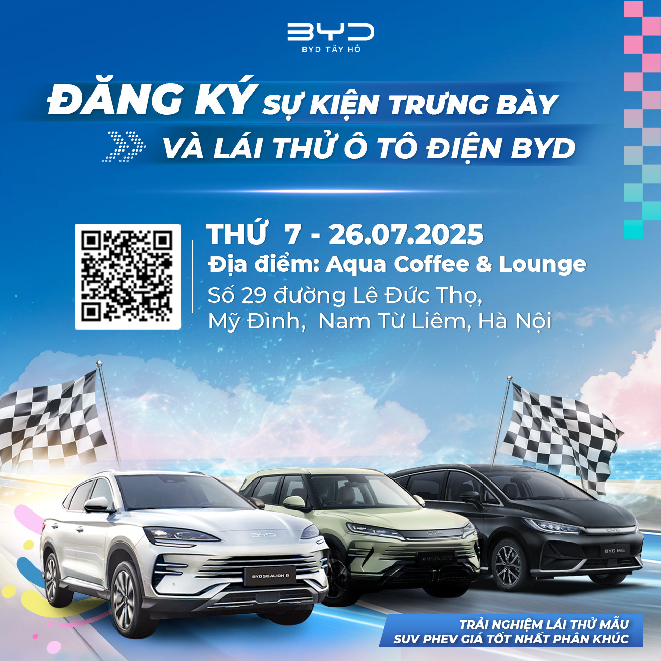 Sự kiện lái thử xe ô tô điên BYD